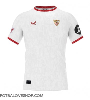 Sevilla Domácí Dres 2024-25 Krátký Rukáv